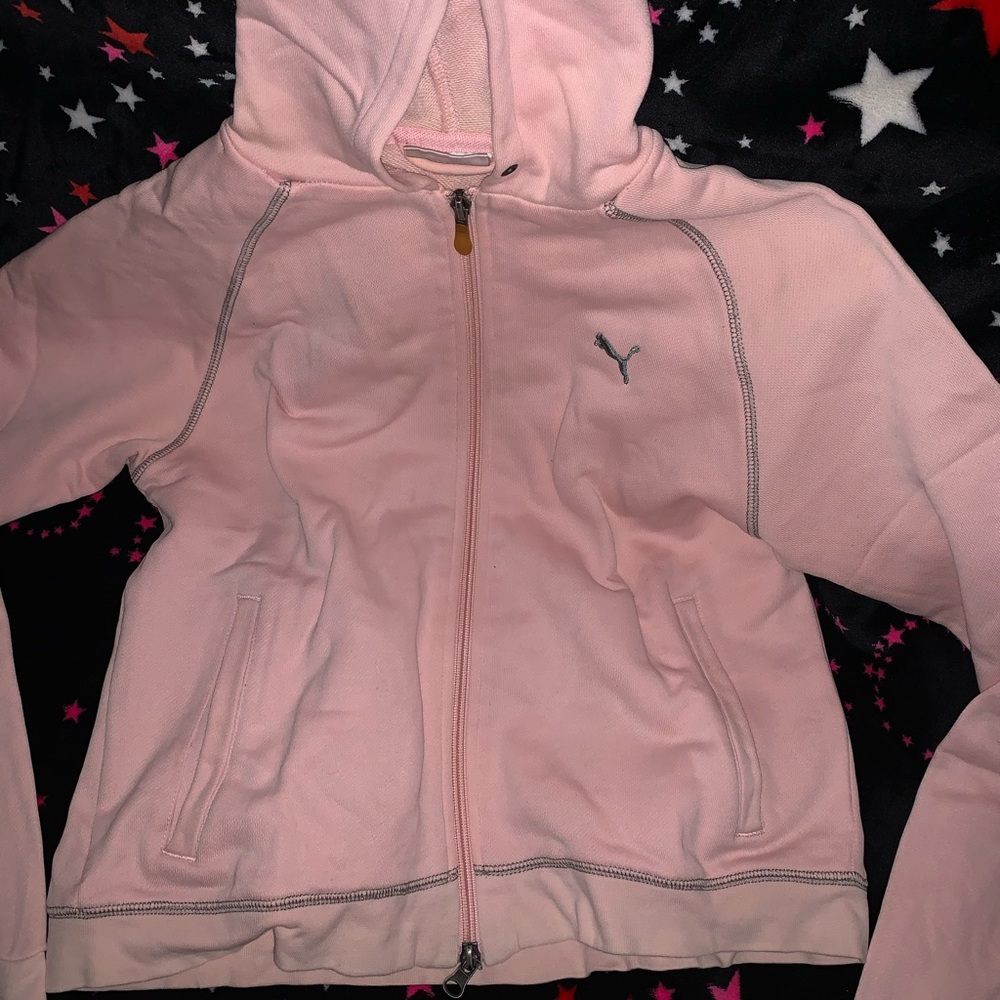 Puma pink hoodie